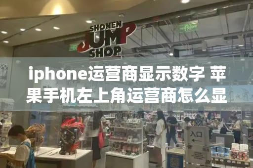 iphone运营商显示数字 苹果手机左上角运营商怎么显示