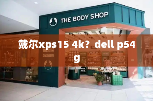 戴尔xps15 4k？dell p54g