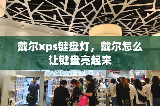 戴尔xps键盘灯，戴尔怎么让键盘亮起来