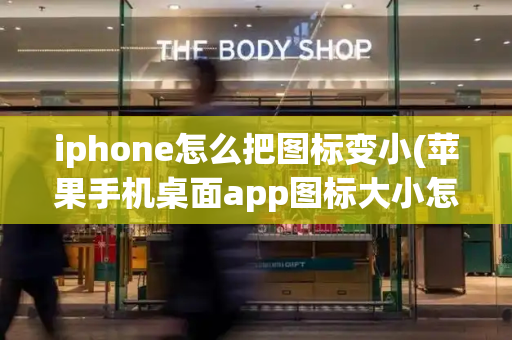 iphone怎么把图标变小(苹果手机桌面app图标大小怎么调)