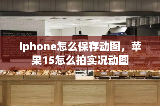 iphone怎么保存动图，苹果15怎么拍实况动图-第1张图片-星选测评