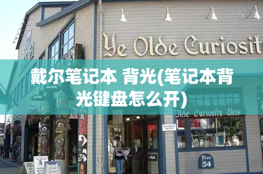 戴尔笔记本 背光(笔记本背光键盘怎么开)