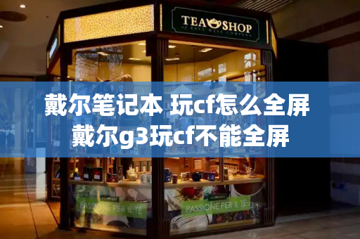 戴尔笔记本 玩cf怎么全屏 戴尔g3玩cf不能全屏