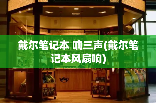 戴尔笔记本 响三声(戴尔笔记本风扇响)-第1张图片-星选测评