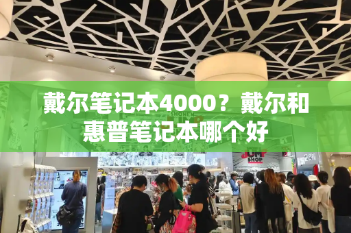戴尔笔记本4000？戴尔和惠普笔记本哪个好-第1张图片-星选测评