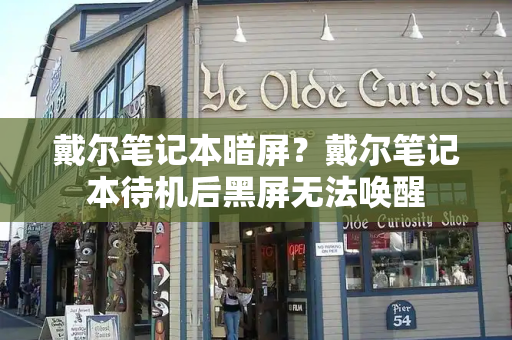 戴尔笔记本暗屏？戴尔笔记本待机后黑屏无法唤醒