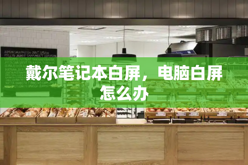 戴尔笔记本白屏，电脑白屏怎么办