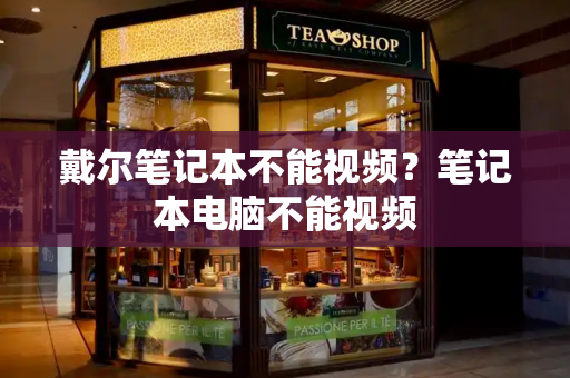 戴尔笔记本不能视频？笔记本电脑不能视频