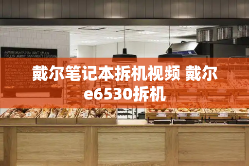 戴尔笔记本拆机视频 戴尔e6530拆机