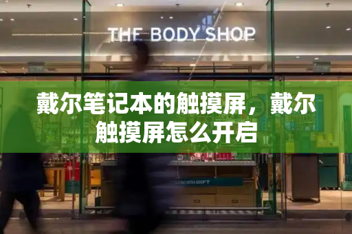 戴尔笔记本的触摸屏，戴尔触摸屏怎么开启