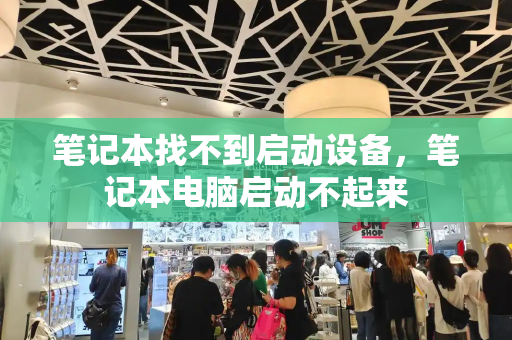 笔记本找不到启动设备，笔记本电脑启动不起来-第1张图片-星选测评