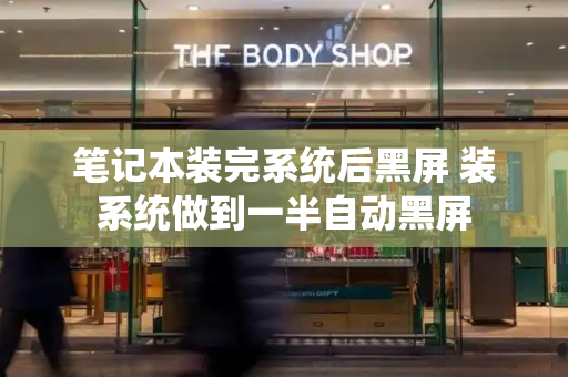 笔记本装完系统后黑屏 装系统做到一半自动黑屏-第1张图片-星选测评