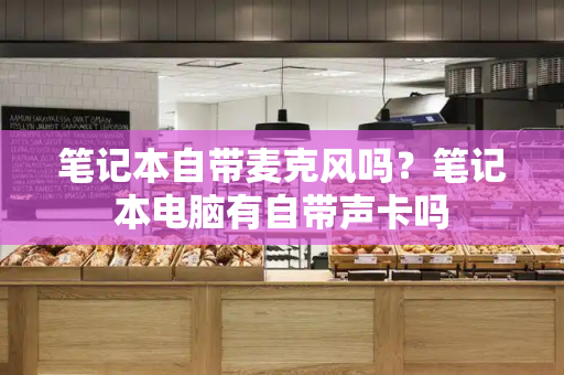 笔记本自带麦克风吗？笔记本电脑有自带声卡吗-第1张图片-星选测评