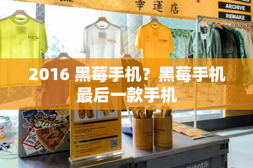 2016 黑莓手机？黑莓手机最后一款手机-第1张图片-星选测评