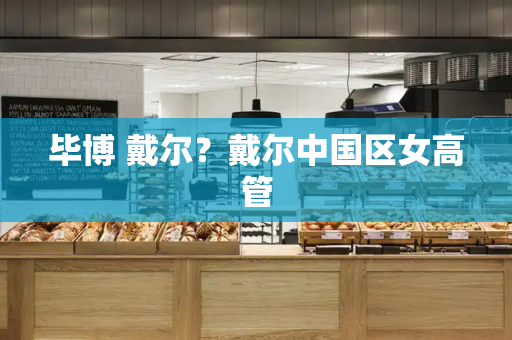毕博 戴尔？戴尔中国区女高管