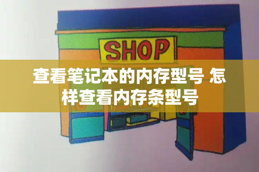 查看笔记本的内存型号 怎样查看内存条型号-第1张图片-星选测评