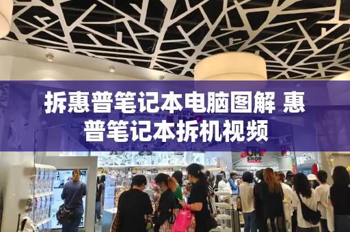 拆惠普笔记本电脑图解 惠普笔记本拆机视频-第1张图片-星选测评