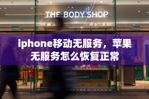 iphone移动无服务，苹果无服务怎么恢复正常