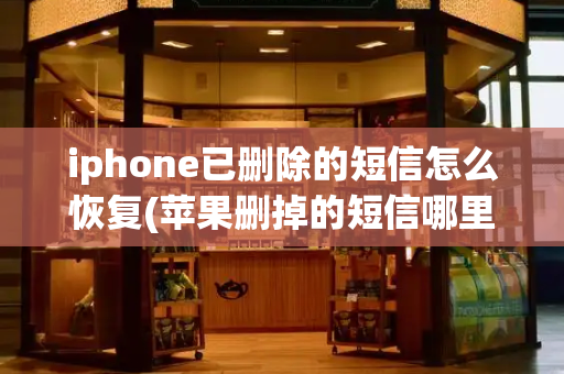 iphone已删除的短信怎么恢复(苹果删掉的短信哪里可以恢复)