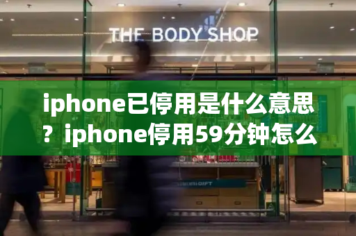 iphone已停用是什么意思？iphone停用59分钟怎么办