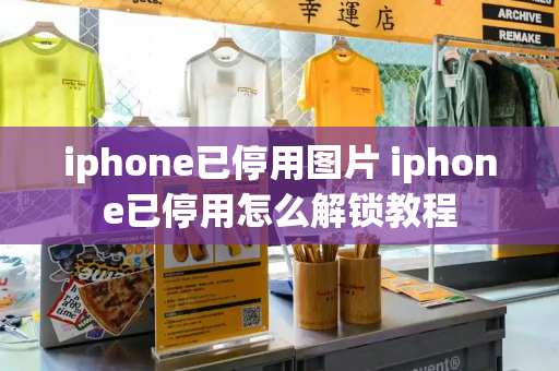 iphone已停用图片 iphone已停用怎么解锁教程