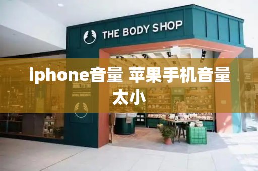 iphone音量 苹果手机音量太小-第1张图片-星选测评