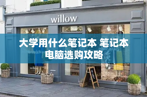 大学用什么笔记本 笔记本电脑选购攻略