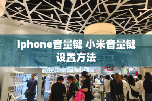iphone音量键 小米音量键设置方法