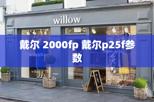 戴尔 2000fp 戴尔p25f参数
