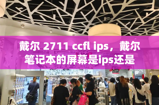 戴尔 2711 ccfl ips，戴尔笔记本的屏幕是ips还是