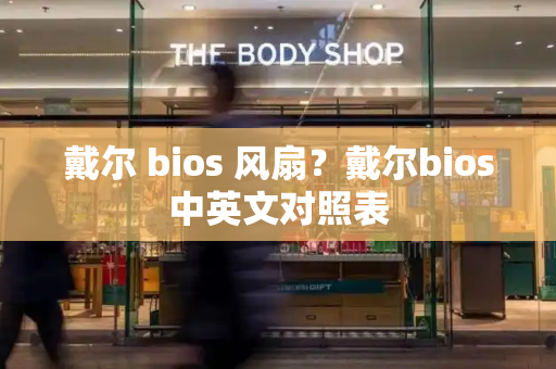 戴尔 bios 风扇？戴尔bios中英文对照表