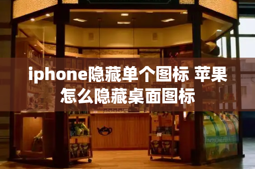 iphone隐藏单个图标 苹果怎么隐藏桌面图标