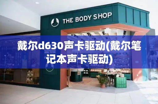 戴尔d630声卡驱动(戴尔笔记本声卡驱动)-第1张图片-星选测评