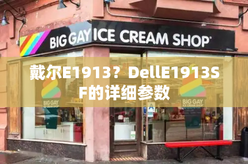戴尔E1913？DellE1913SF的详细参数