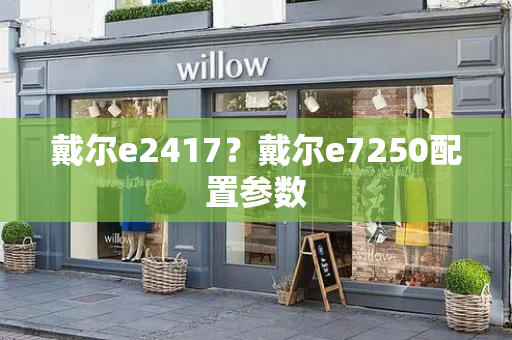戴尔e2417？戴尔e7250配置参数-第1张图片-星选测评
