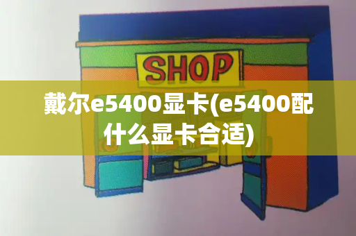 戴尔e5400显卡(e5400配什么显卡合适)