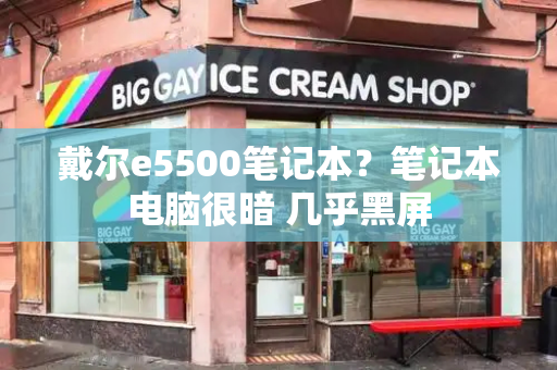 戴尔e5500笔记本？笔记本电脑很暗 几乎黑屏-第1张图片-星选测评