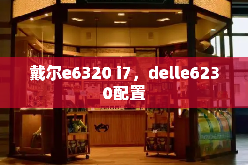 戴尔e6320 i7，delle6230配置