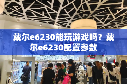 戴尔e6230能玩游戏吗？戴尔e6230配置参数