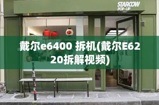 戴尔e6400 拆机(戴尔E6220拆解视频)