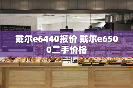 戴尔e6440报价 戴尔e6500二手价格-第1张图片-星选测评