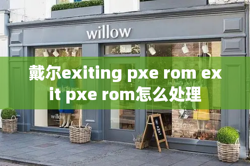 戴尔exiting pxe rom exit pxe rom怎么处理