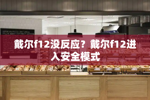 戴尔f12没反应？戴尔f12进入安全模式-第1张图片-星选测评