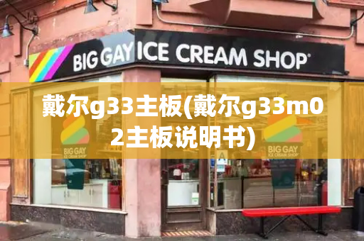 戴尔g33主板(戴尔g33m02主板说明书)