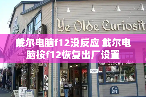 戴尔电脑f12没反应 戴尔电脑按f12恢复出厂设置-第1张图片-星选测评
