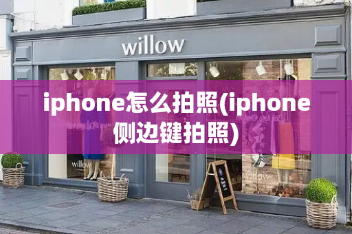 iphone怎么拍照(iphone侧边键拍照)
