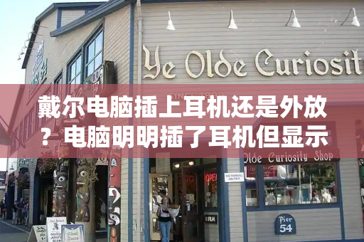 戴尔电脑插上耳机还是外放？电脑明明插了耳机但显示没插