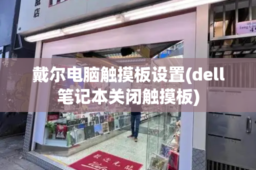 戴尔电脑触摸板设置(dell笔记本关闭触摸板)