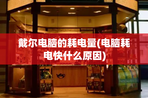 戴尔电脑的耗电量(电脑耗电快什么原因)