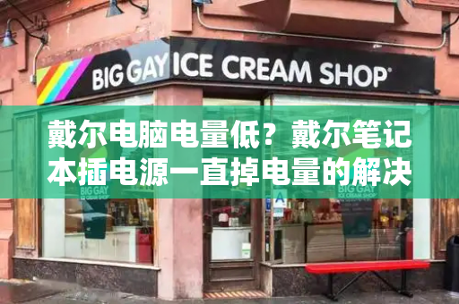 戴尔电脑电量低？戴尔笔记本插电源一直掉电量的解决方法